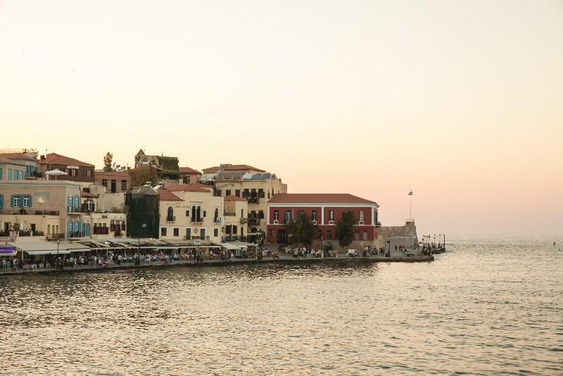 Domus Fresco Hotel Hriszí Aktí Haniá Kültér fotó