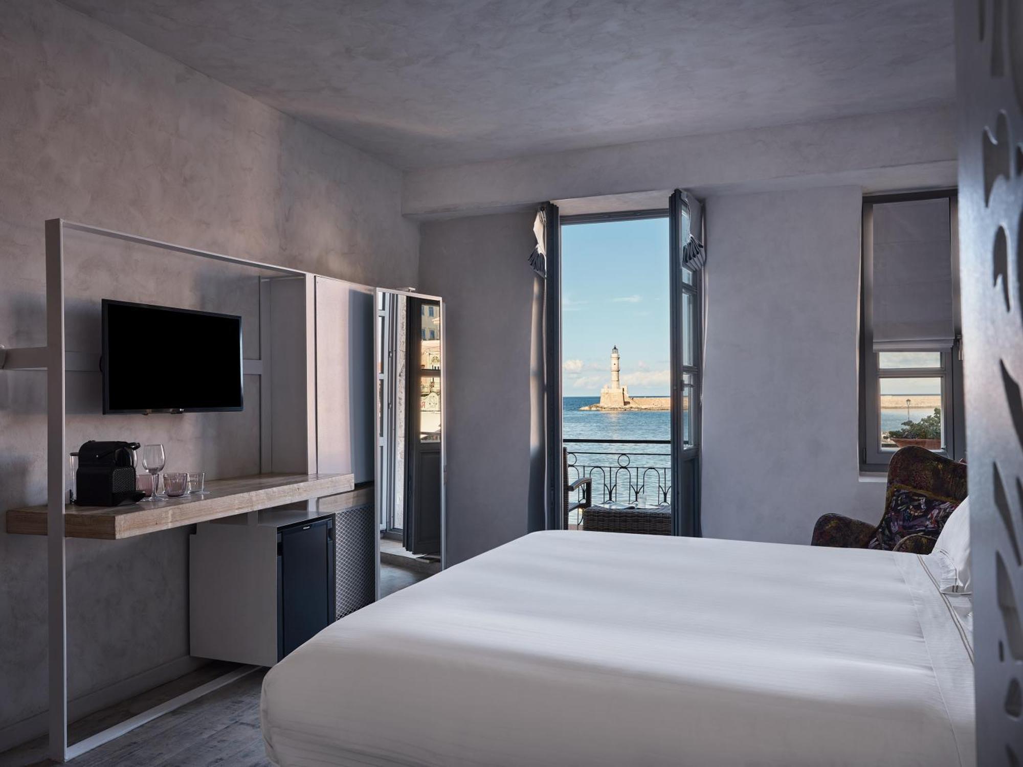 Domus Fresco Hotel Hriszí Aktí Haniá Kültér fotó