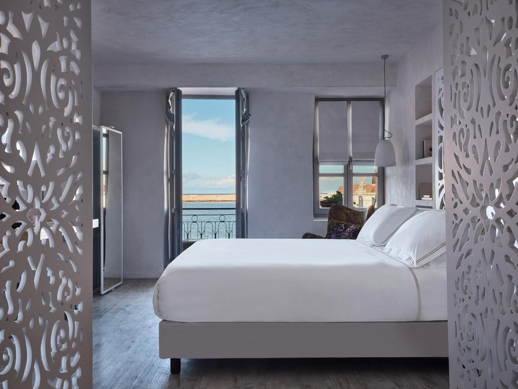 Domus Fresco Hotel Hriszí Aktí Haniá Kültér fotó
