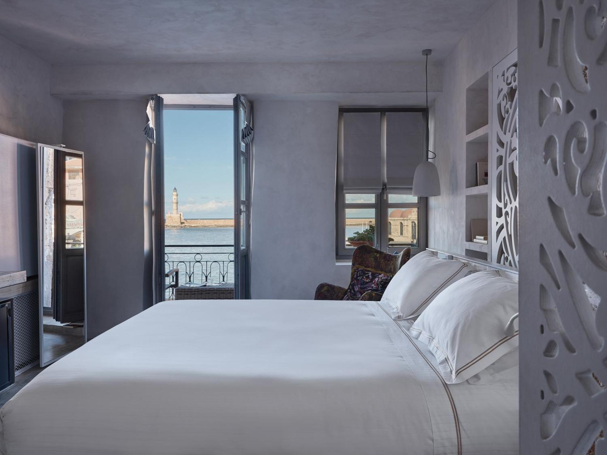 Domus Fresco Hotel Hriszí Aktí Haniá Kültér fotó